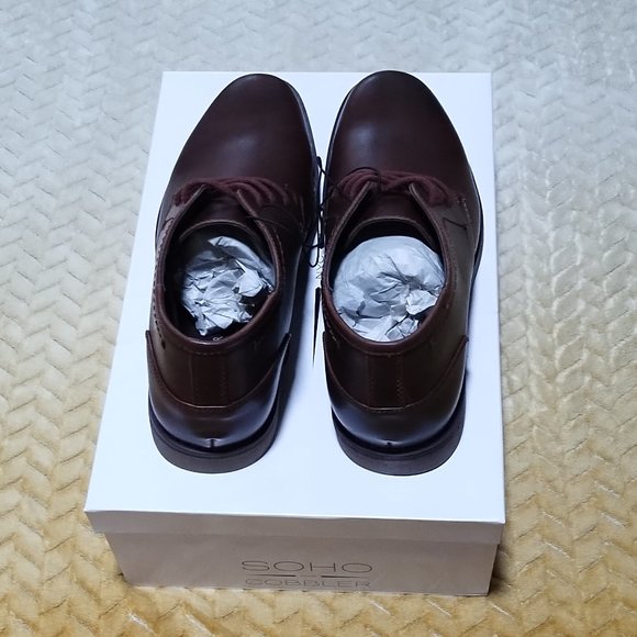 Men's NYC SOHO Cobbler Boot Shoes Size 9.5. NIB. Brown. - Picture 3 of 7